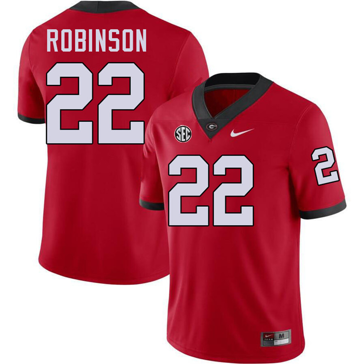 Branson Robinson Georgia Jersey,University Of Georgia Bulldogs Football Jersey,Uniforms,Gears-Red